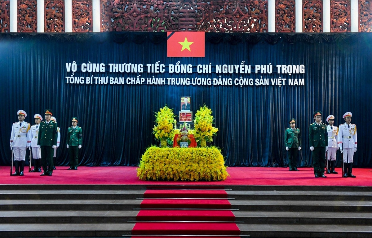 Đúng 7h sáng nay, 25.7 diễn ra Lễ Quốc tang Tổng Bí thư Nguyễn Phú Trọng -2