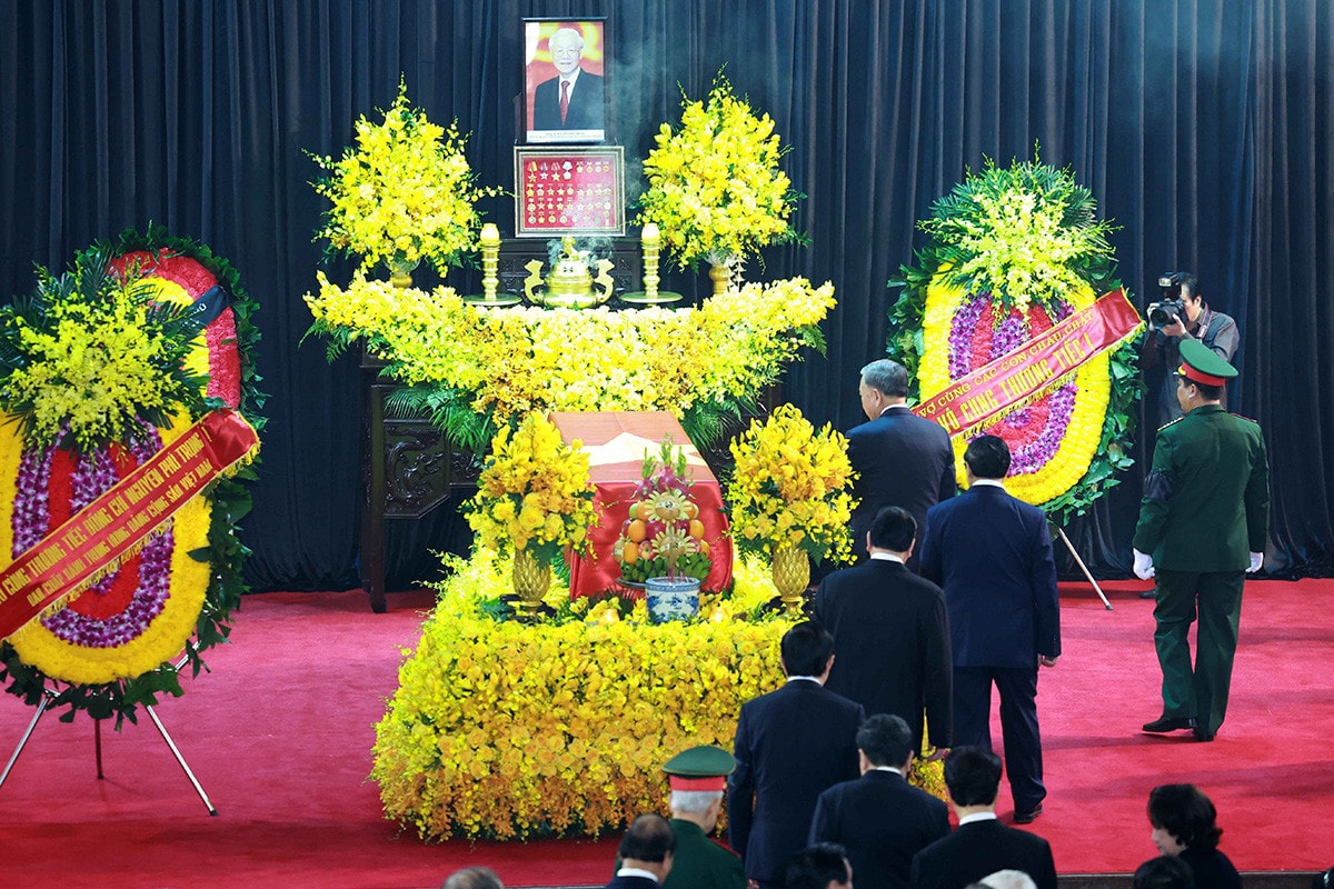 Lãnh đạo Đảng, Nhà nước, Mặt trận Tổ quốc Việt Nam viếng Tổng Bí thư Nguyễn Phú Trọng -2