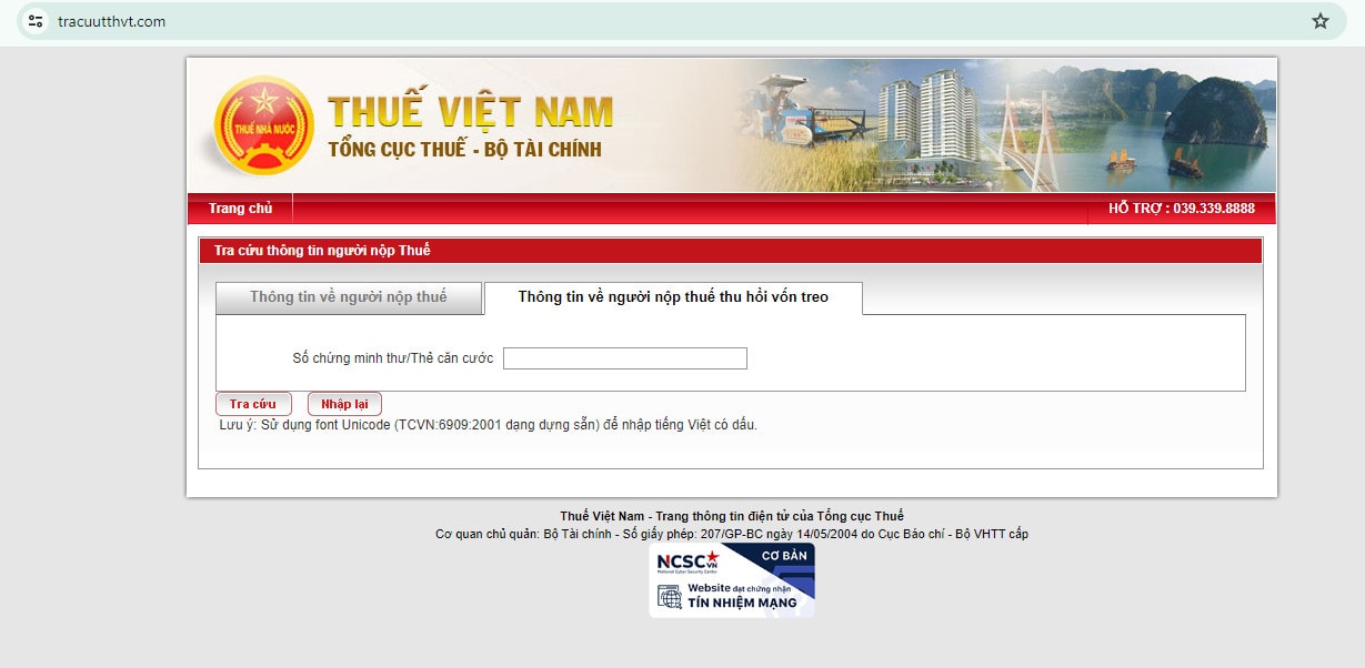 Cảnh báo giả mạo website của Tổng cục Thuế -0