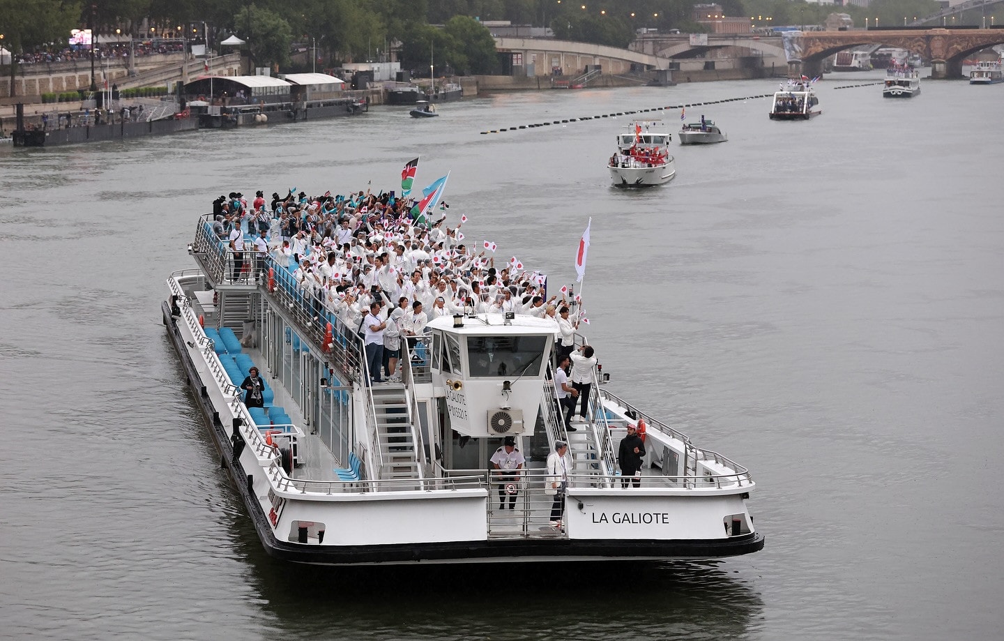 Những hình ảnh ấn tượng trong Lễ khai mạc Olympic Paris 2024 -3