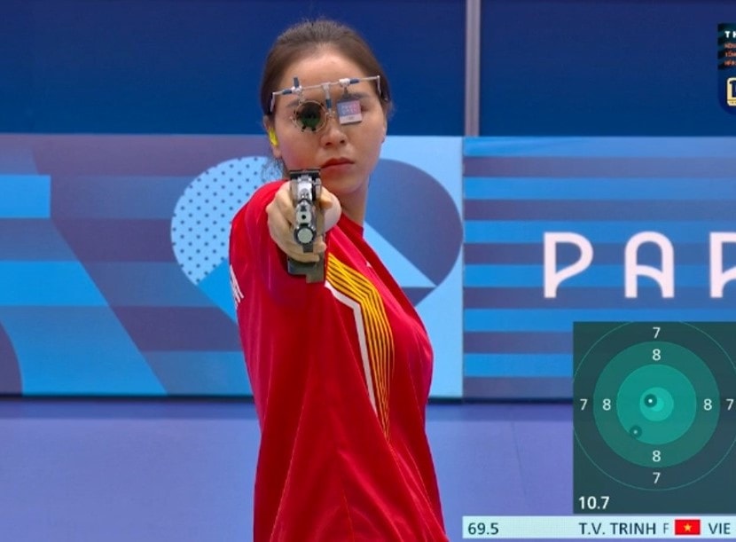 Xạ thủ Trịnh Thu Vinh lỡ cơ hội tranh huy chương Olympic Paris 2024 -0