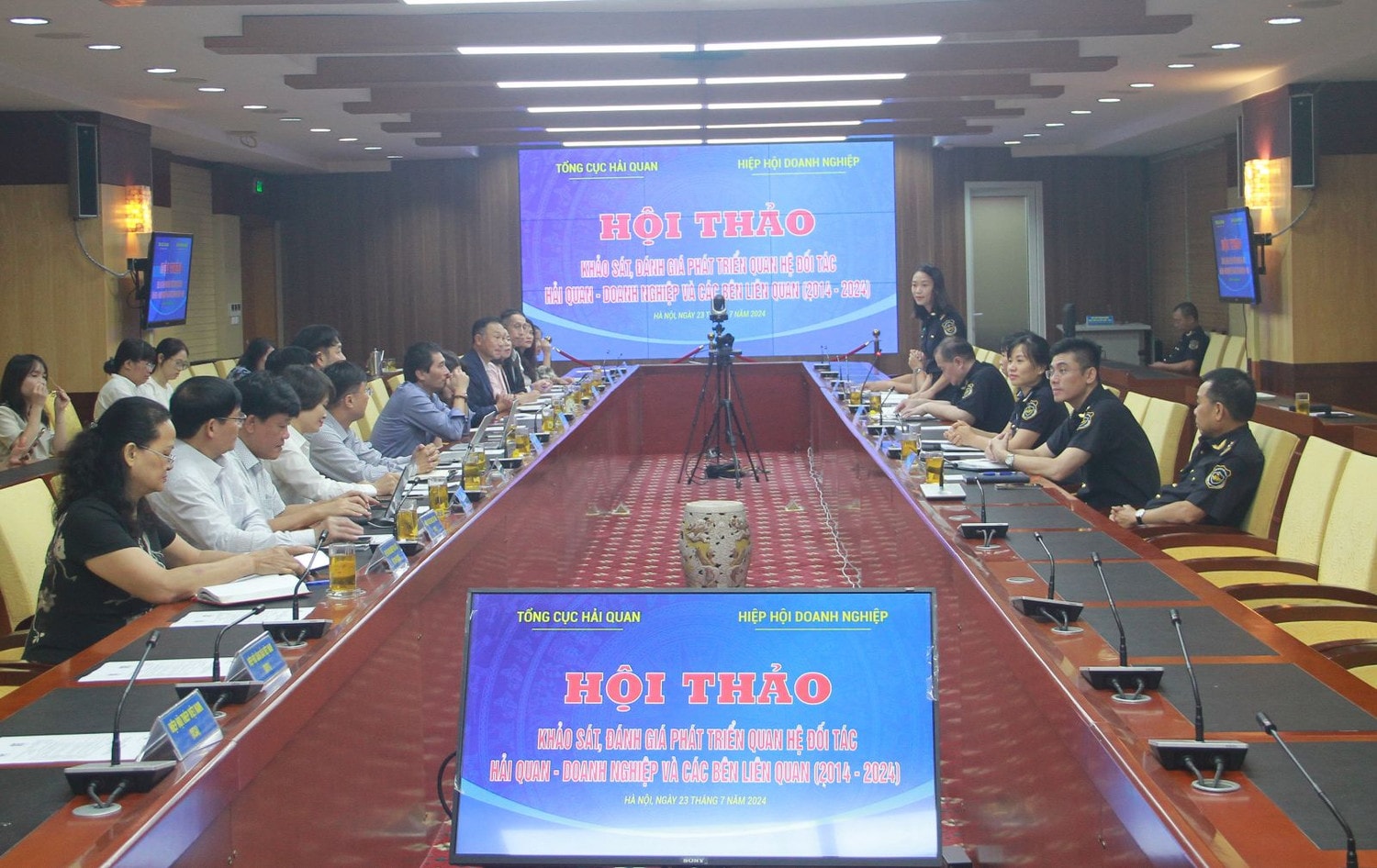 Hội thảo khảo sát, đánh giá 10 năm phát triển quan hệ đối tác Hải quan - Doanh nghiệp -0