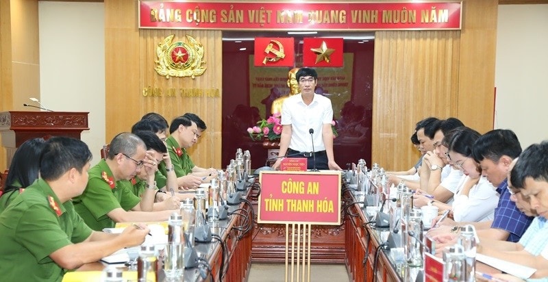Đoàn giám sát Ban Pháp chế HĐND tỉnh làm việc với Công an tỉnh