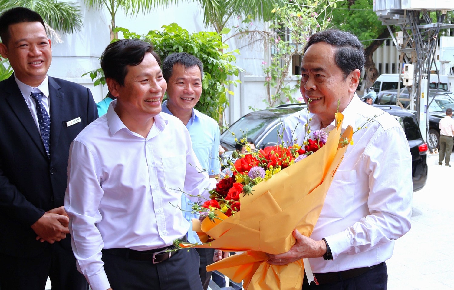 Chủ tịch Quốc hội Trần Thanh Mẫn thăm và làm việc với các đơn vị của Văn phòng Quốc hội tại Đà Nẵng -0