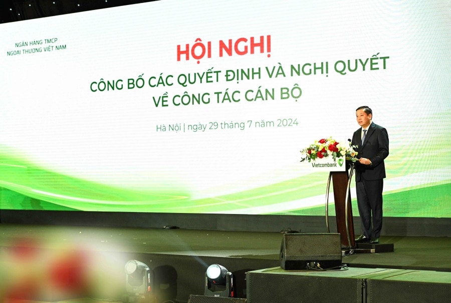 Vietcombank tổ chức Hội nghị công bố các Quyết định về nhân sự cấp cao -0