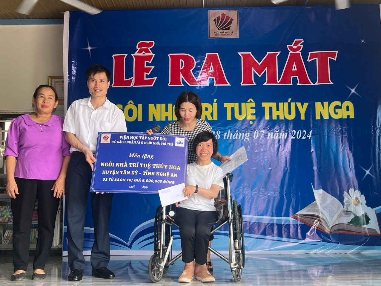 Ra mắt Ngôi nhà Trí tuệ Thúy Nga - chặng đường mới của một thư viện miễn phí lâu năm -5