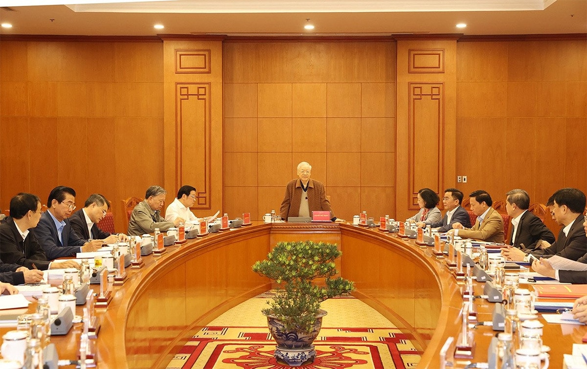 Quán triệt sâu sắc tư tưởng, quan điểm của Đồng chí Tổng Bí thư Nguyễn Phú Trọng - Tiếp tục đẩy mạnh phòng, chống tham nhũng, tiêu cực, góp phần xây dựng Đảng và Nhà nước ta ngày càng trong sạch, vững mạnh -0