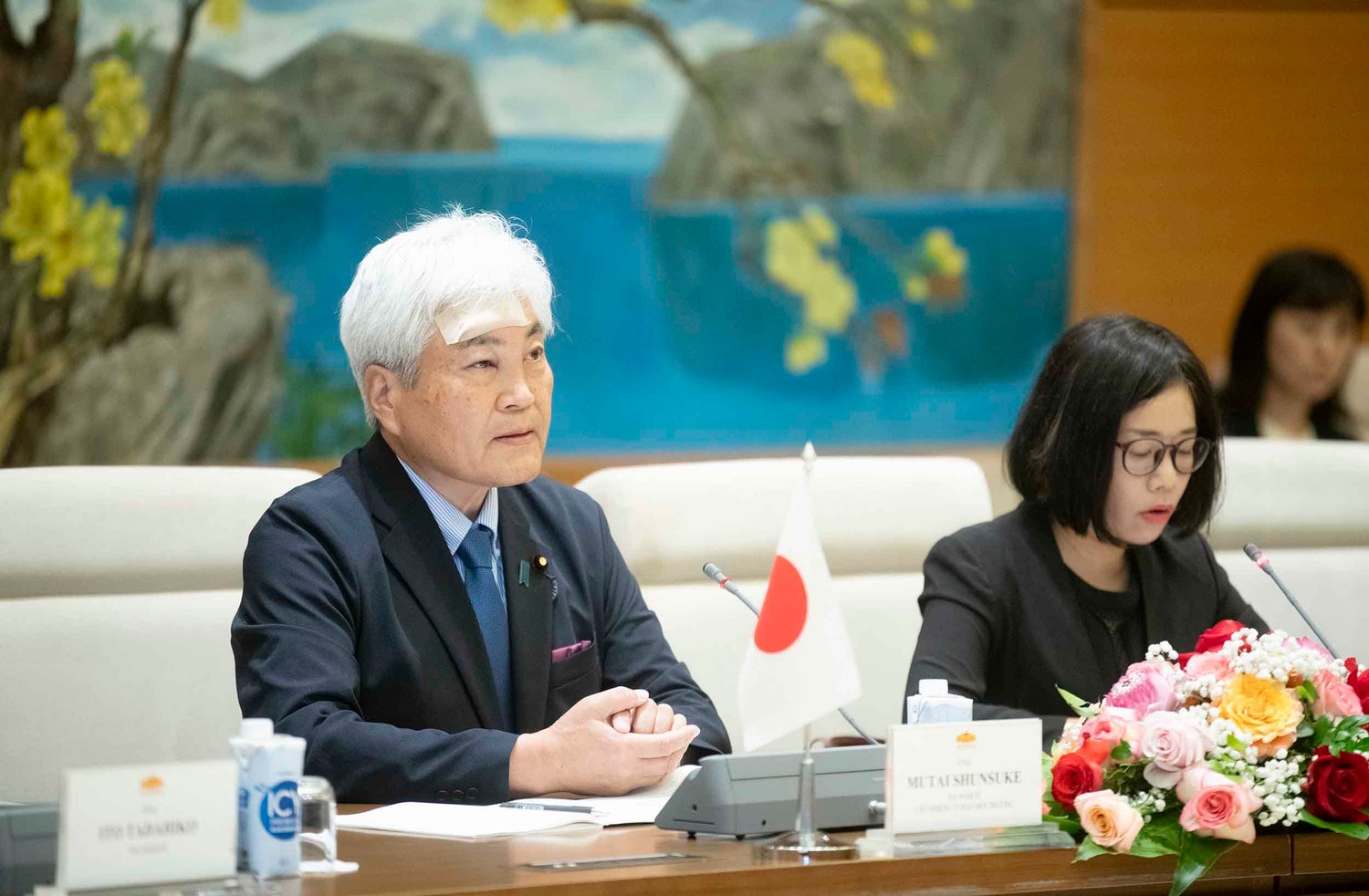 Chủ nhiệm Ủy ban Môi trường Hạ viện Nhật Bản Mutai Shunsuke phát biểu