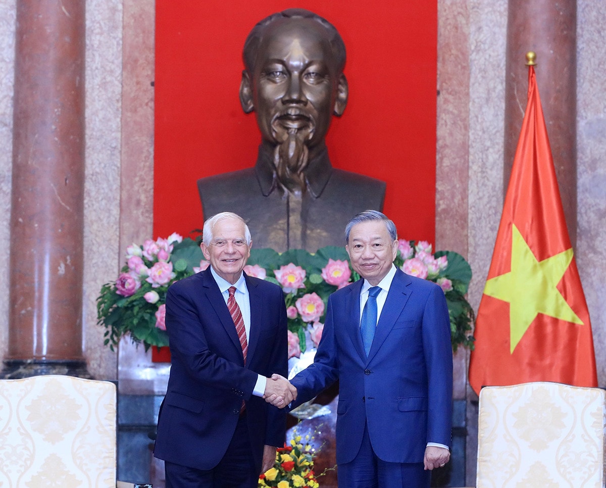 Chủ tịch nước Tô Lâm tiếp Phó Chủ tịch Ủy ban châu Âu Josep Borrell Fontelles -2