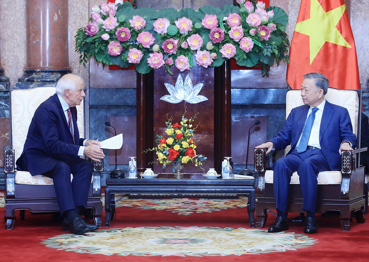 Chủ tịch nước Tô Lâm tiếp Phó Chủ tịch Ủy ban châu Âu Josep Borrell Fontelles -1