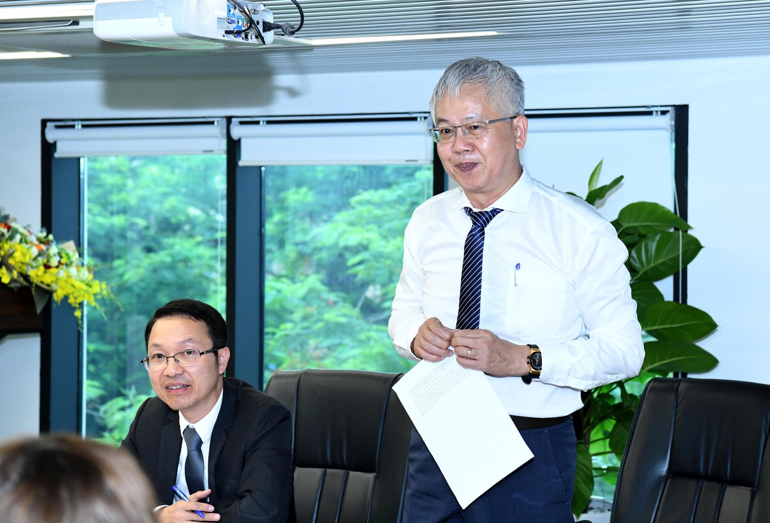 TS Nguyễn Đức Kiên phát biểu tại sự kiện Viện Chiến lược phát triển kinh tế số và Tập đoàn Neuman & Esserký Biên bản ghi nhớ hợp tác -0