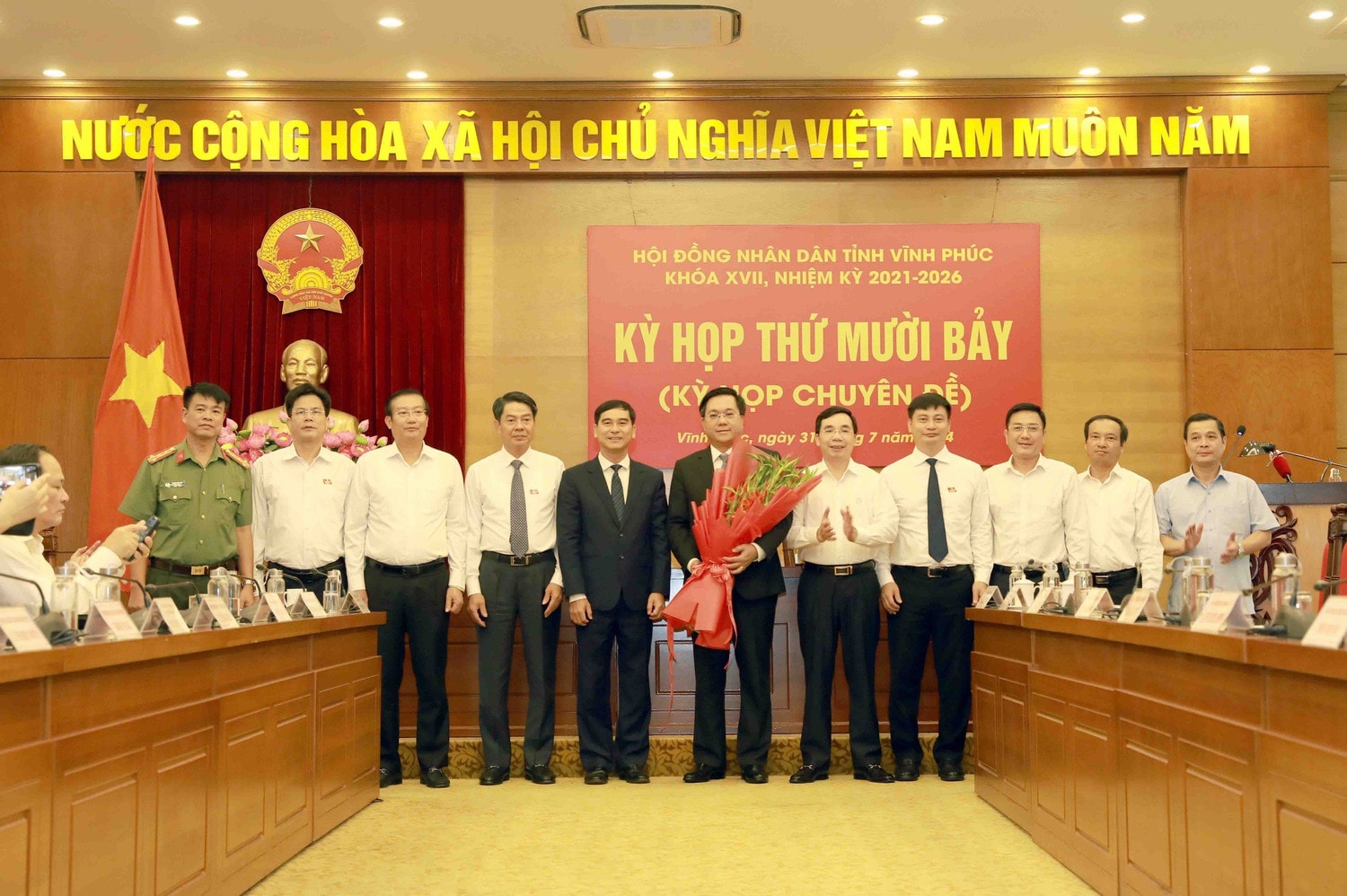 Ông Trần Duy Đông được bầu giữ chức Chủ tịch UBND tỉnh Vĩnh Phúc nhiệm kỳ 2021 – 2026 -0
