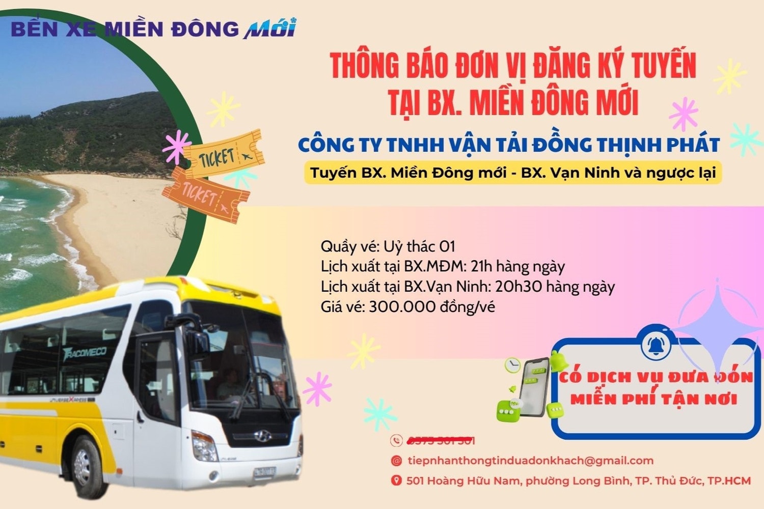 TP. Hồ Chí Minh: Xe khách Đồng Thịnh Phát để xảy ra hàng loạt sai sót trong quá trình hoạt động vận tải hành khách -0
