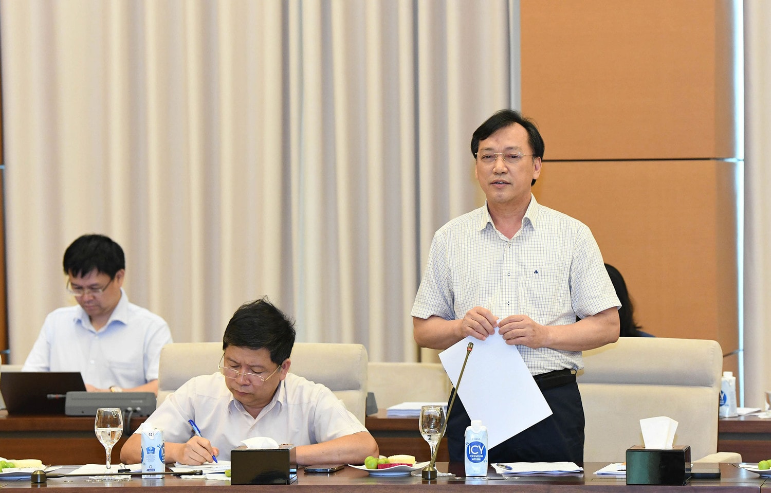 Chủ tịch Quốc hội Trần Thanh Mẫn làm việc với Ủy ban Văn hóa, Giáo dục, Ủy ban Xã hội và Ban Công tác đại biểu -0