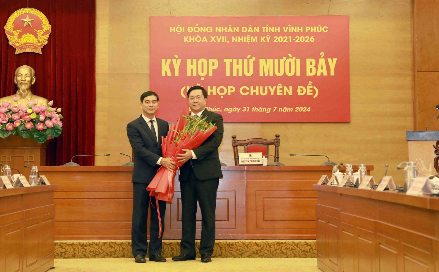 Ông Trần Duy Đông được bầu giữ chức Chủ tịch UBND tỉnh Vĩnh Phúc nhiệm kỳ 2021 – 2026 -0