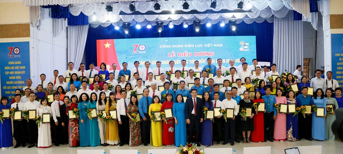 Vinh danh 95 cán bộ công đoàn EVN xuất sắc tiêu biểu giai đoạn 2021 - 2023 -0