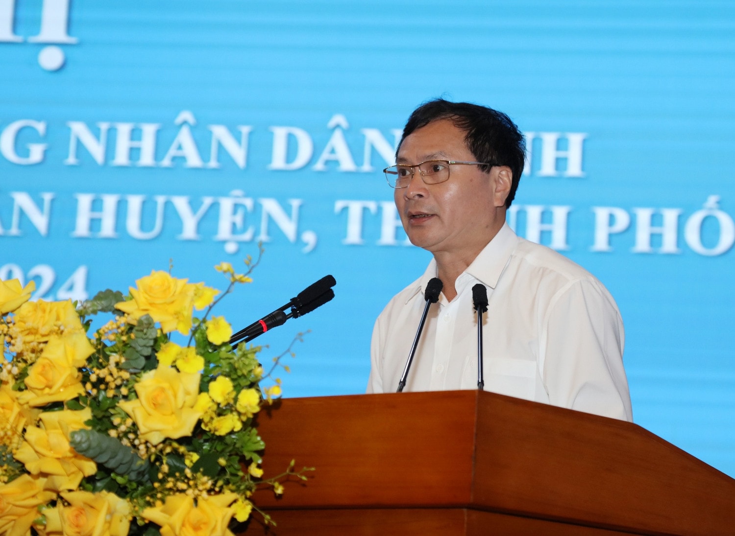 Trưởng Ban Dân tộc HĐND tỉnh Hà Quang Giai. Ảnh: An Nhiên Tiếp tục đổi mới hoạt động theo đúng phương châm