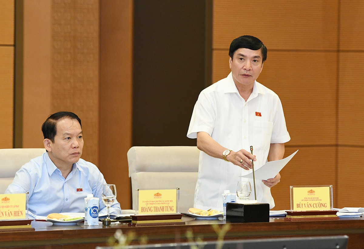 Chủ tịch Quốc hội Trần Thanh Mẫn làm việc với Ủy ban Pháp luật, Ủy ban Tư pháp, Ủy ban Đối ngoại, Văn phòng Quốc hội và Viện Nghiên cứu lập pháp -0