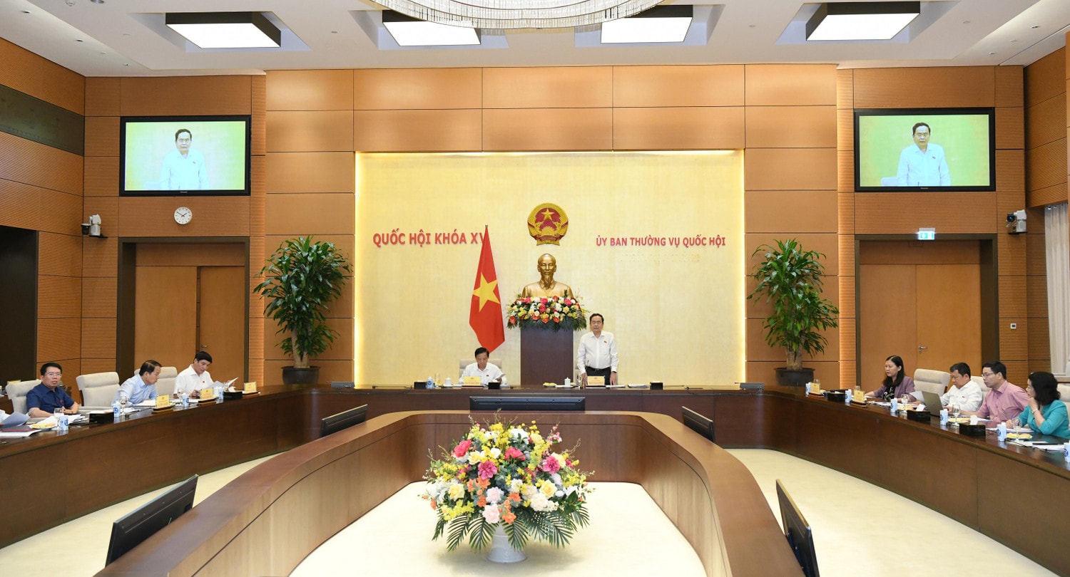 Chủ tịch Quốc hội Trần Thanh Mẫn: Phối hợp chặt chẽ, tập trung cao nhất chuẩn bị các nội dung trình Quốc hội ảnh 3 Chủ tịch Quốc hội Trần Thanh Mẫn: Phối hợp chặt chẽ, tập trung cao nhất chuẩn bị các nội dung trình Quốc hội -0