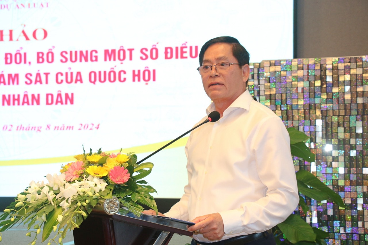 Bí thư Tỉnh ủy, Chủ tịch HĐND tỉnh Bà Rịa - Vũng Tàu Phạm Viết Thanh phát biểu Phó Chủ tịch Quốc hội, Thượng tướng Trần Quang Phương dự Hội thảo về sửa đổi Luật Hoạt động giám sát của Quốc hội và HĐND -0