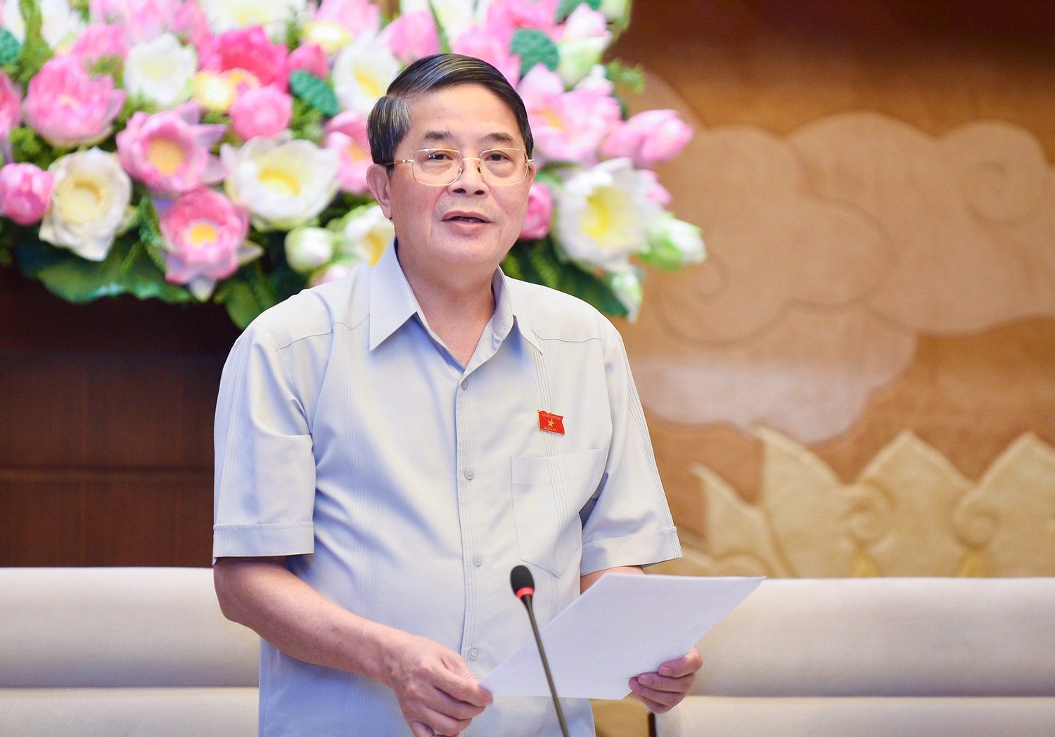 Phó Chủ tịch Quốc hội Nguyễn Đức Hải phát biểu tại Hội thảo- Ảnh H.Ngọc