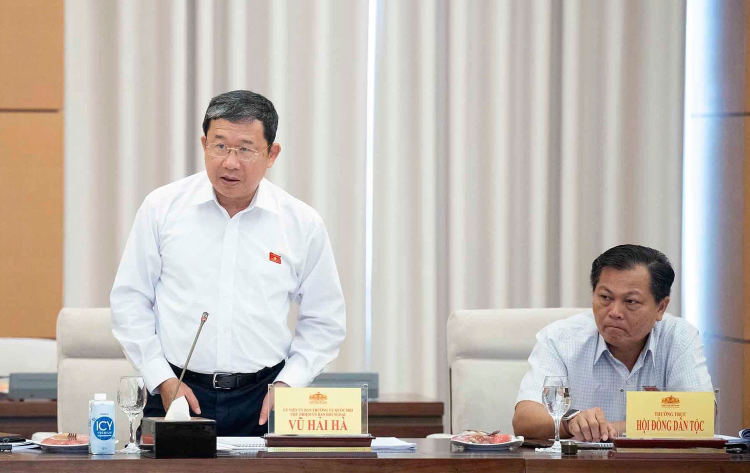 Phó Chủ tịch Quốc hội Nguyễn Khắc Định chủ trì họp giao ban giữa Lãnh đạo Quốc hội và Thường trực các cơ quan của Quốc hội -0