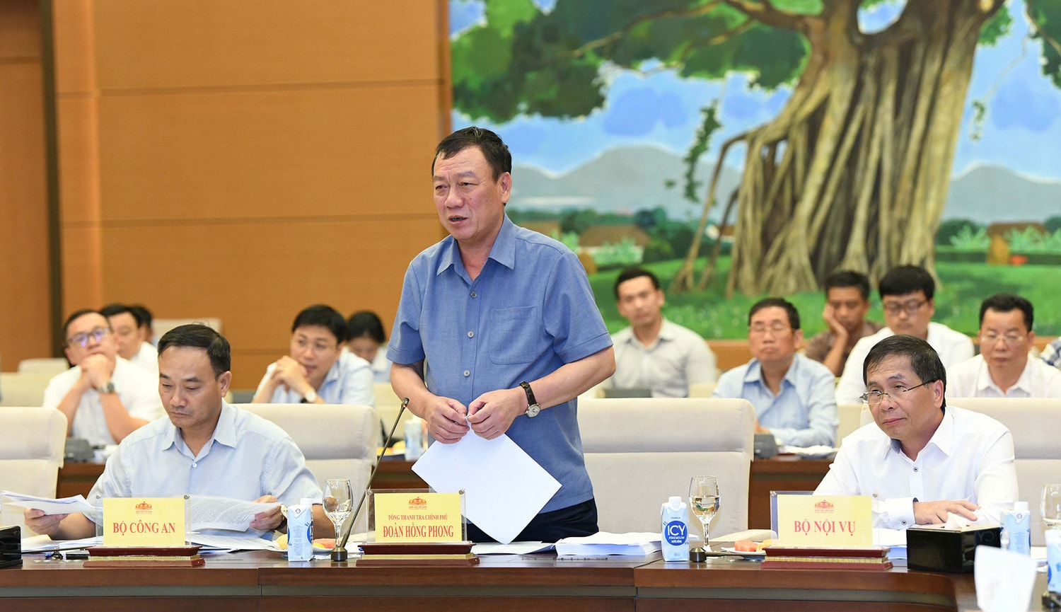 Chủ tịch Quốc hội Trần Thanh Mẫn chủ trì cuộc họp chuẩn bị tổ chức chất vấn tại Phiên họp thứ 36 của Ủy ban Thường vụ Quốc hội -0