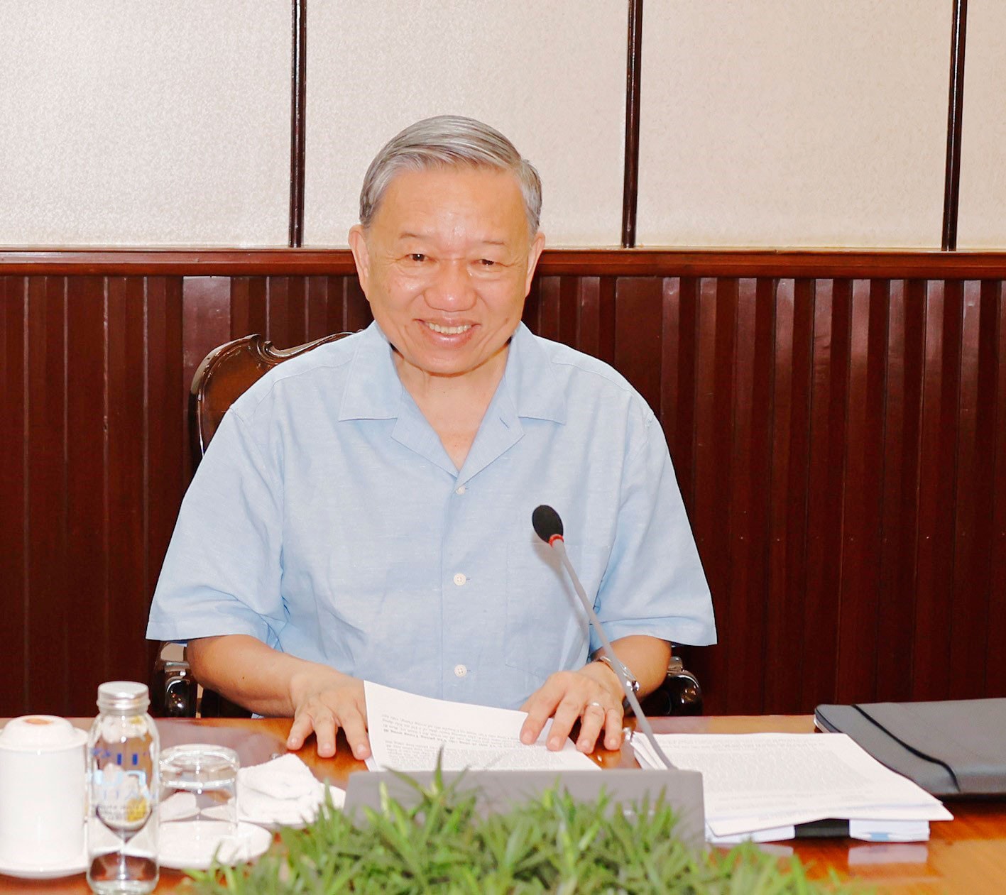 Tổng Bí thư, Chủ tịch nước Tô Lâm chủ trì phiên họp thường kỳ của Lãnh đạo chủ chốt -0