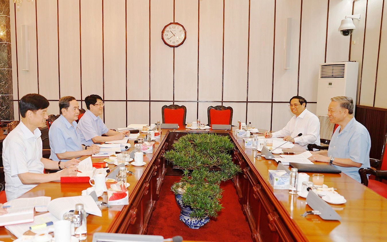 Tổng Bí thư, Chủ tịch nước Tô Lâm chủ trì phiên họp thường kỳ của Lãnh đạo chủ chốt -0