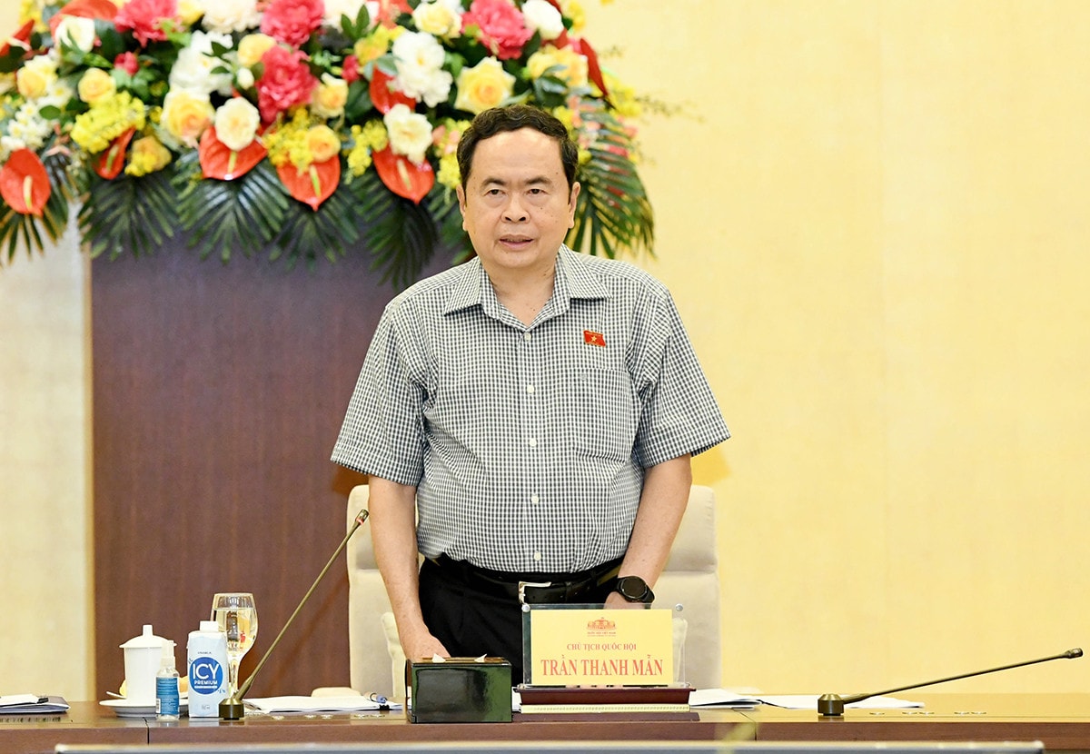 Chủ tịch Quốc hội Trần Thanh Mẫn: Không né tránh vấn đề khó, kiểm soát chặt các nội dung dễ xảy ra trục lợi chính sách -1