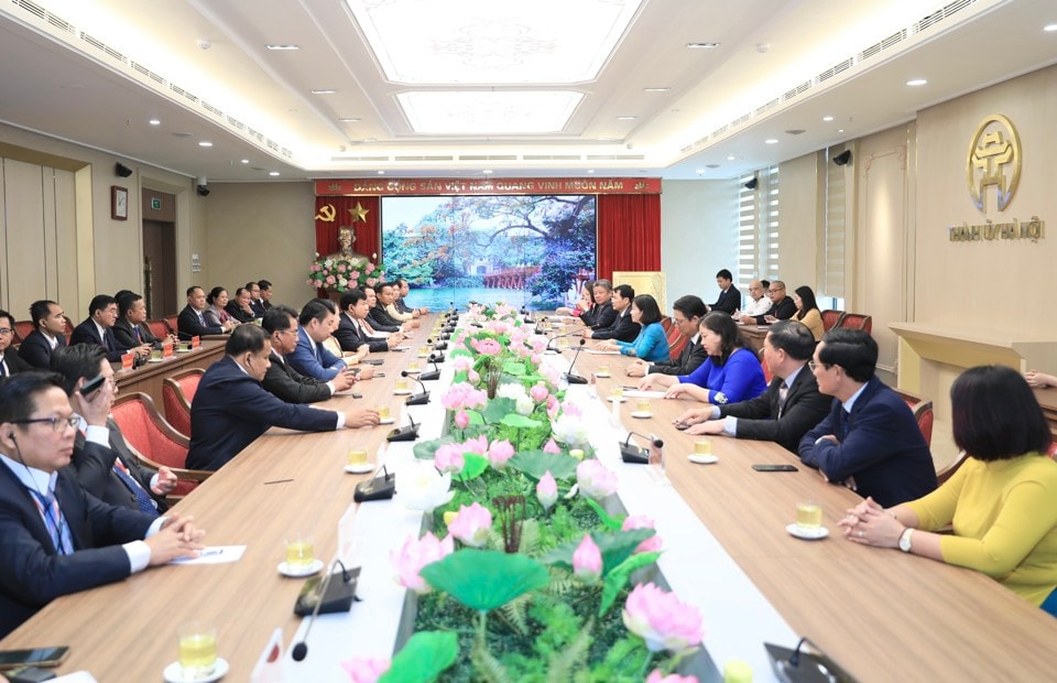 Thúc đẩy sự hợp tác toàn diện, bền chặt giữa Thủ đô Vientiane – Hà Nội -0