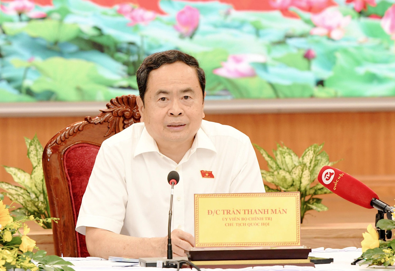 Chủ tịch Quốc hội Trần Thanh Mẫn: Thật sự quan tâm công tác tái định cư, đào tạo nghề, tạo sinh kế ổn định cho người dân -0