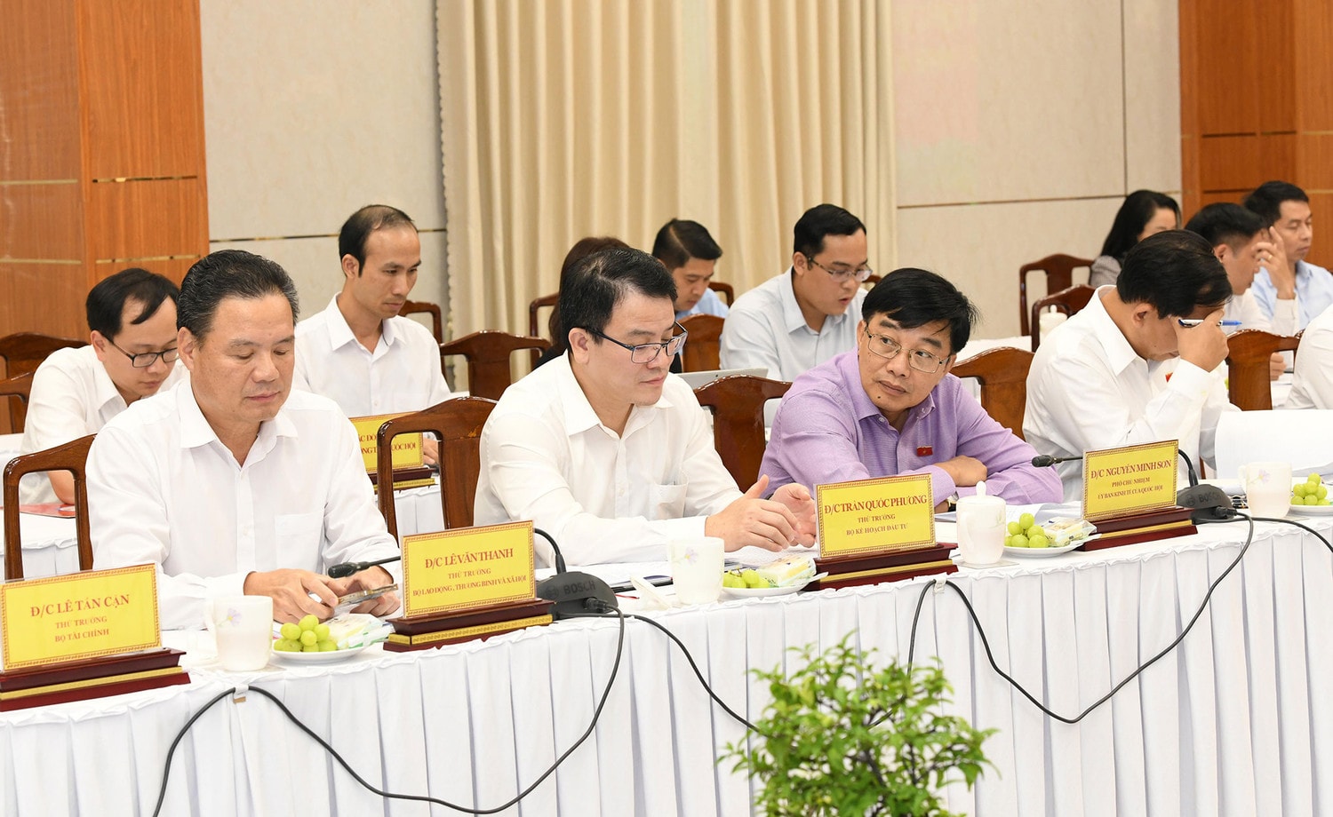 Chủ tịch Quốc hội Trần Thanh Mẫn làm việc với Ban Thường vụ Tỉnh ủy Đồng Nai -0