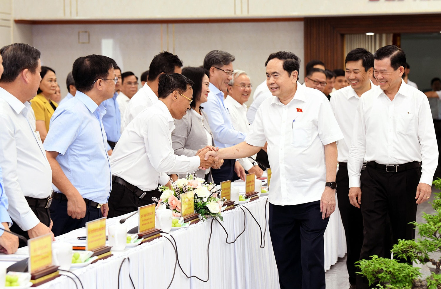 Chủ tịch Quốc hội Trần Thanh Mẫn làm việc với Ban Thường vụ Tỉnh ủy Đồng Nai -0