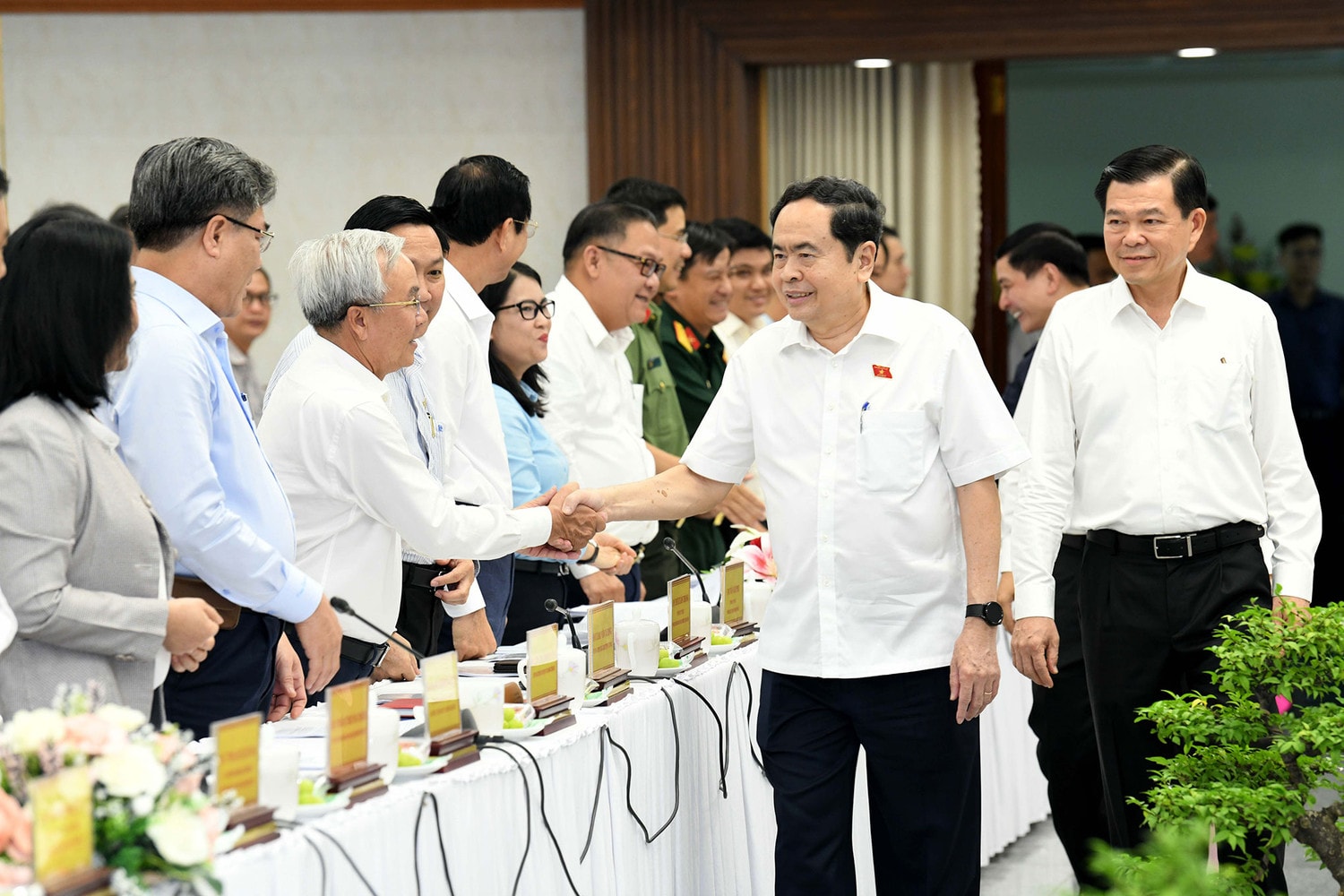 Chủ tịch Quốc hội Trần Thanh Mẫn làm việc với Ban Thường vụ Tỉnh ủy Đồng Nai -0