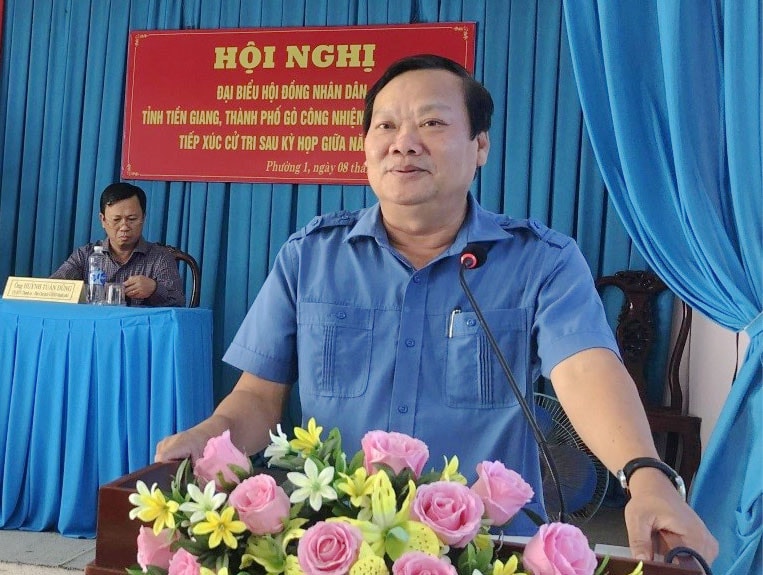 Tiền Giang: Đại biểu HĐND tỉnh và TP. Gò Công tiếp xúc cử tri sau kỳ họp thường lệ giữa năm -0