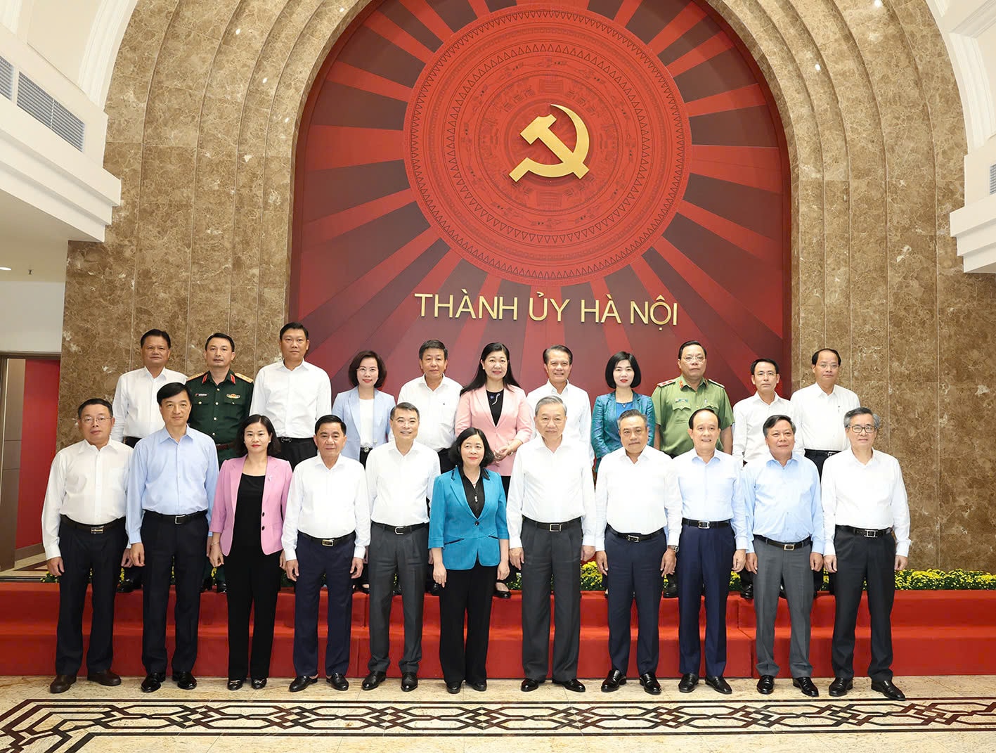 Tổng Bí thư, Chủ tịch nước Tô Lâm thăm, làm việc với Ban Thường vụ Thành ủy Hà Nội -0