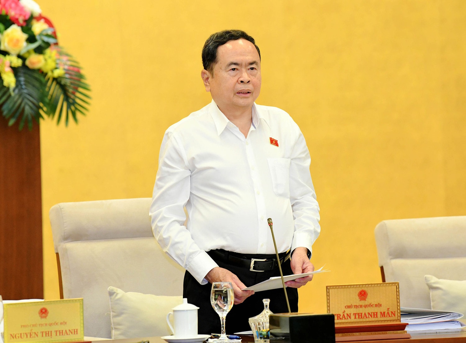 Chủ tịch Quốc hội Trần Thanh Mẫn: Hết sức cầu thị, lắng nghe, tháo gỡ những vướng mắc của thực tiễn -0