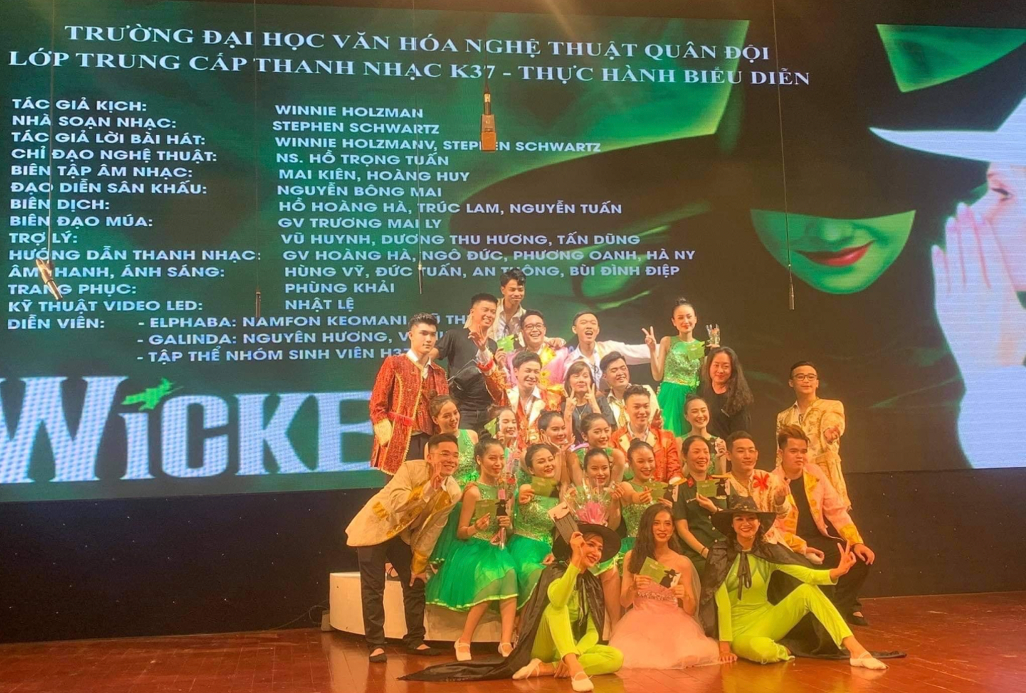 Trường đại học văn hóa nghệ thuật Quân đội với sân khấu nhạc kịch -0