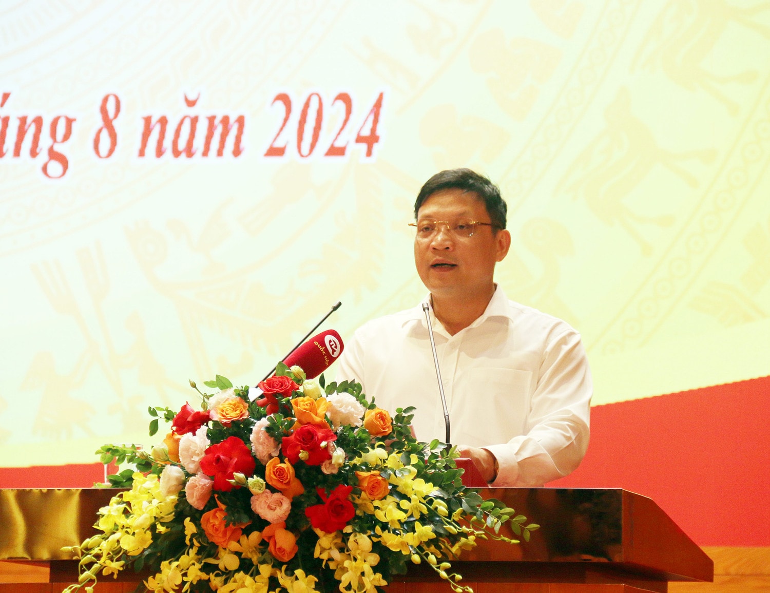 Phó Chủ tịch UBND tỉnh Nghiêm Xuân Cường - Chủ tịch Hội đồng Phối hợp PBGDPL tỉnh Quảng Ninh phát biểu kết luận hội nghị. Ảnh: Mạnh Tuân Quảng Ninh: Tuyên truyền, phổ biến các luật được thông qua tại Kỳ họp thứ Bảy, Quốc hội Khóa XV - 0