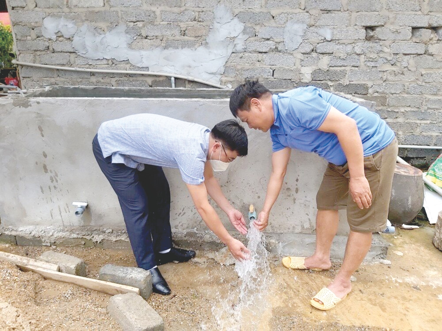 Các công trình nước sạch đang tiếp tục được đầu tư giúp người dân vùng DTTS và miền núi Thái Nguyên vơi đi nỗi lo thiếu nước sinh hoạt