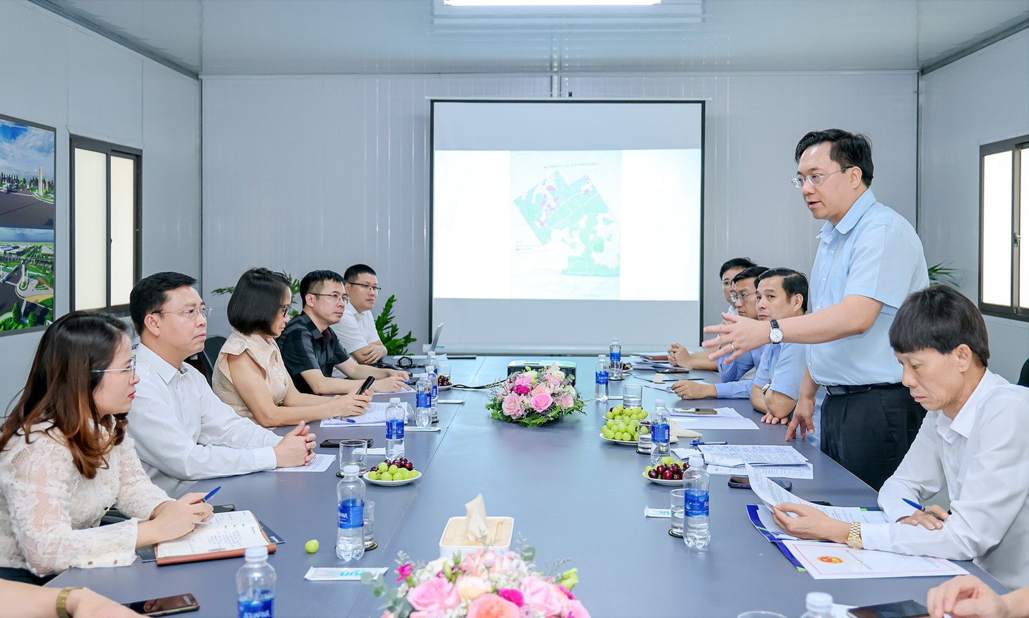 Chủ tịch UBND tỉnh Trần Duy Đông thăm, tìm hiểu tình hình đầu tư hạ tầng, phát triển công nghiệp của Khu công nghiệp Tam Dương I Vĩnh Phúc:Nhanh chóng hoàn thành việc xác định giá đất -0