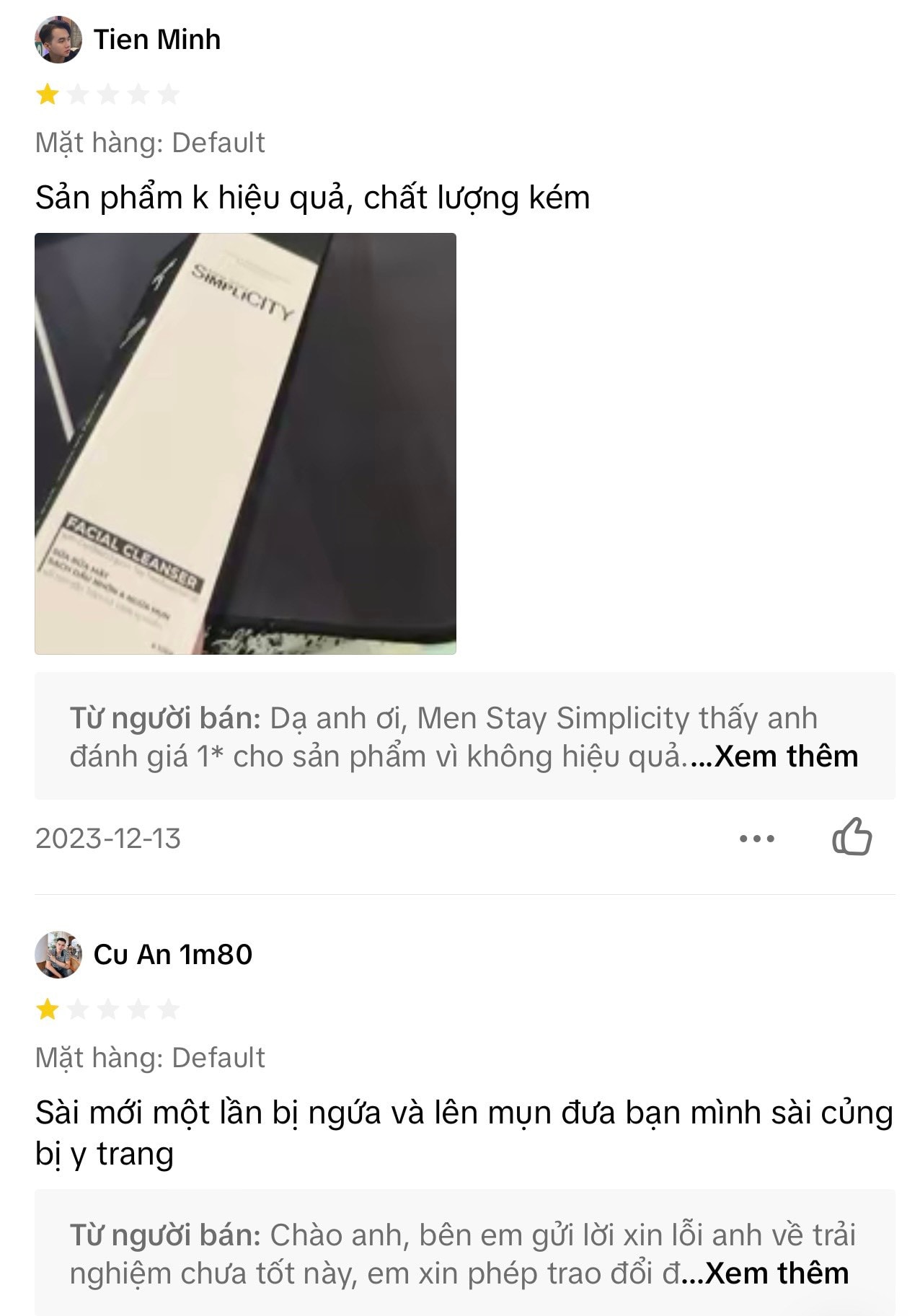 Mỹ phẩm nhãn hiệu “Simplicity”: Quảng cáo rầm rộ nhưng bị nhiều khách hàng đánh giá “1 sao” vì chất lượng -2