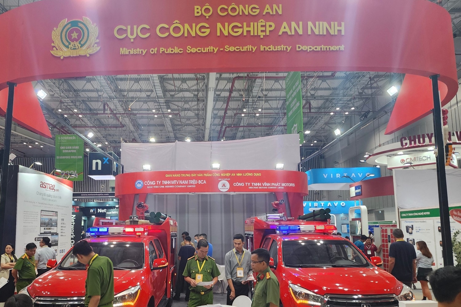 TP. Hồ Chí Minh: Hơn 500 gian hàng tham dự triển lãm quốc tế về phòng cháy, chữa cháy