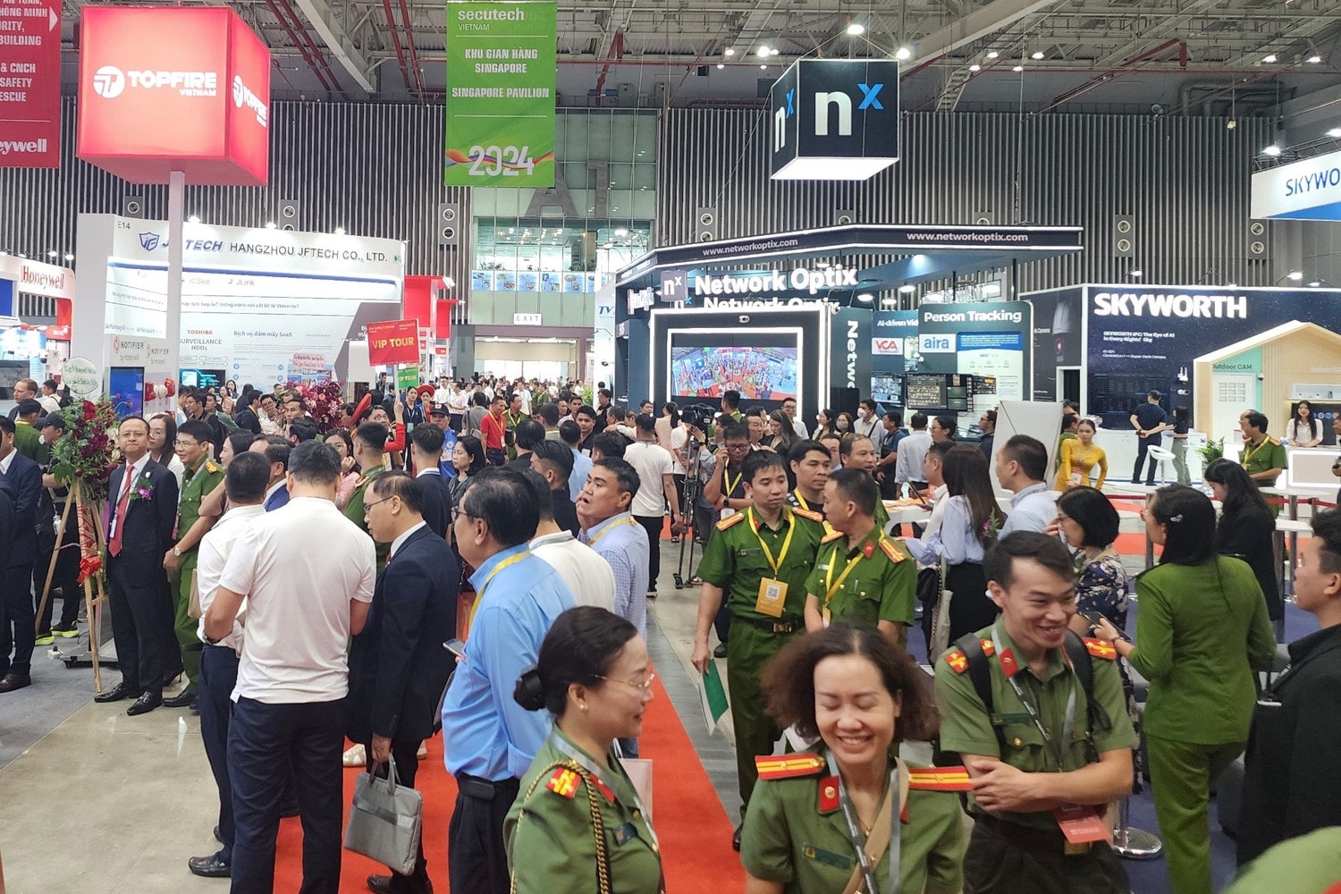 TP. Hồ Chí Minh: Hơn 500 gian hàng tham dự triển lãm quốc tế về phòng cháy, chữa cháy
