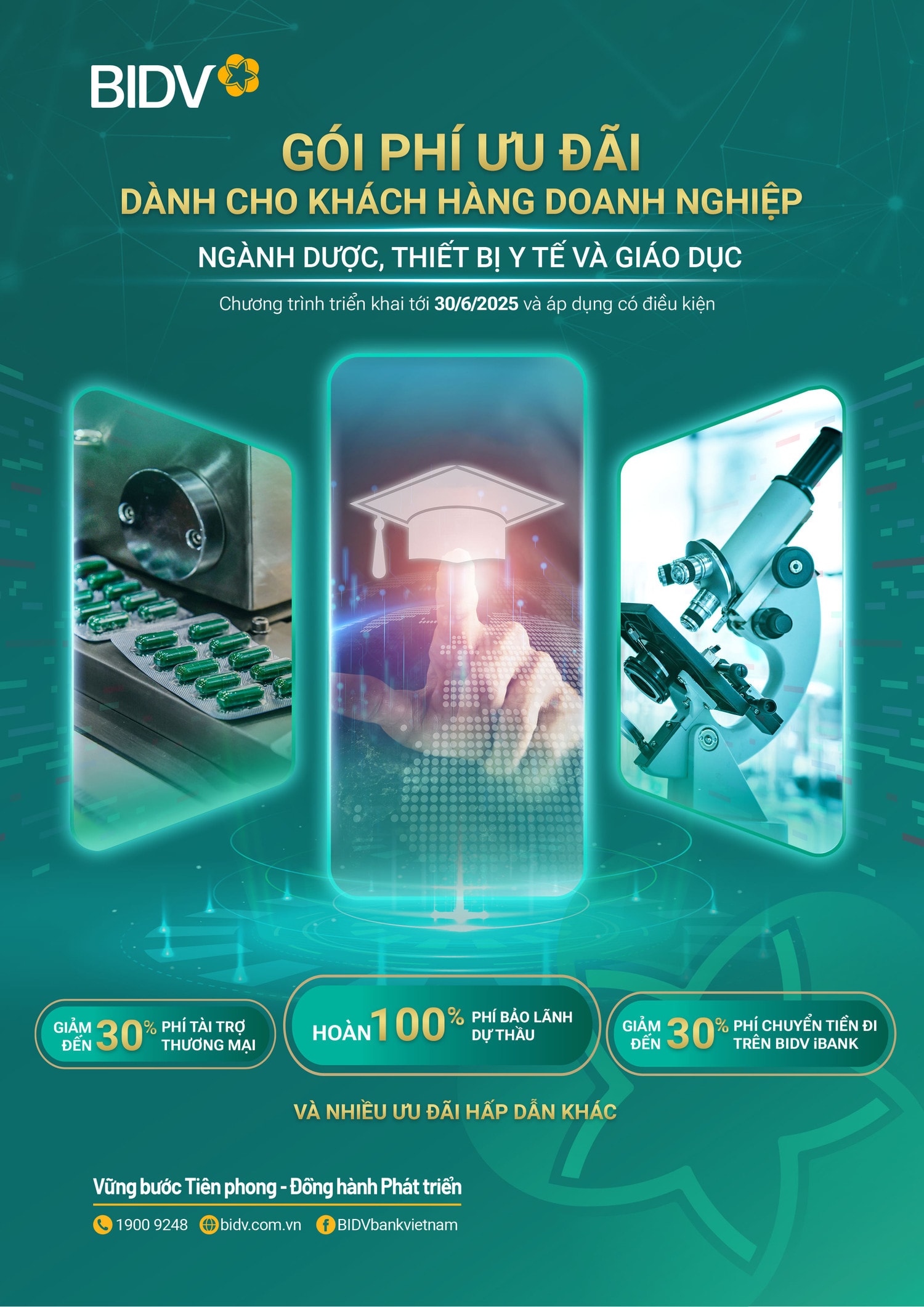 BIDV dành nhiều ưu đãi cho doanh nghiệp đầu tư vào ngành y tế, giáo dục