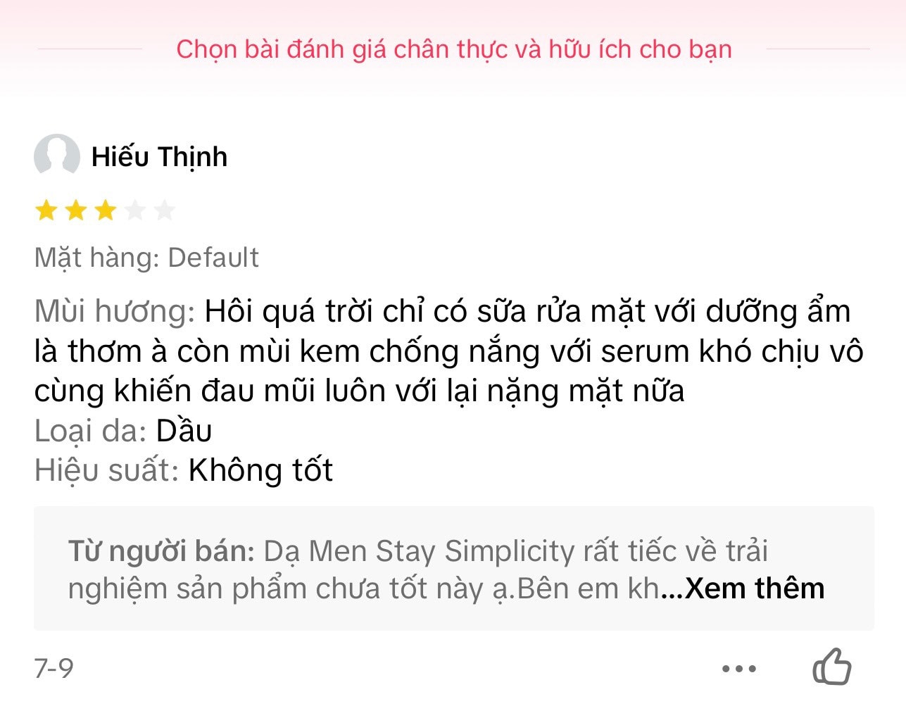 Mỹ phẩm nhãn hiệu “Simplicity”: Quảng cáo rầm rộ nhưng bị nhiều khách hàng đánh giá “1 sao” vì chất lượng -1