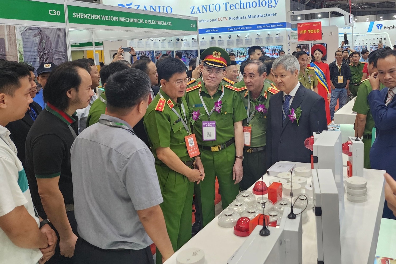 TP. Hồ Chí Minh: Hơn 500 gian hàng tham dự triển lãm quốc tế về phòng cháy, chữa cháy