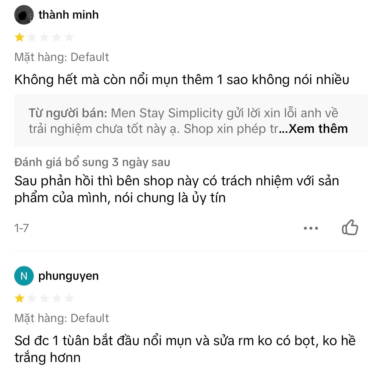 Mỹ phẩm nhãn hiệu “Simplicity”: Quảng cáo rầm rộ nhưng bị nhiều khách hàng đánh giá “1 sao” vì chất lượng -3