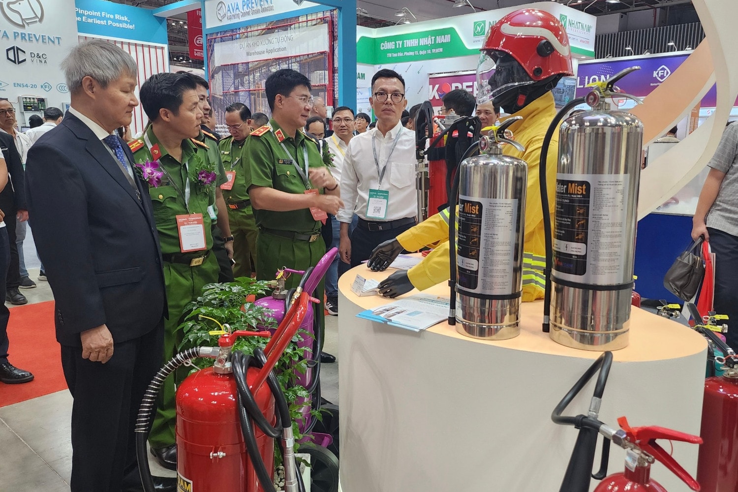 TP. Hồ Chí Minh: Hơn 500 gian hàng tham dự triển lãm quốc tế về phòng cháy, chữa cháy